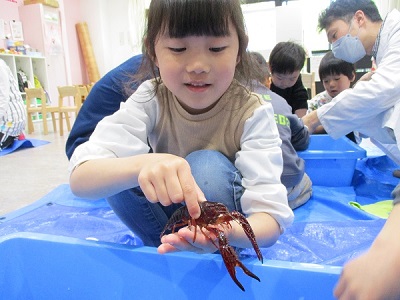 みずみずランド　生き物道場「ザリガニ参上！」